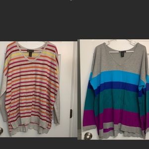 Two Lane Bryant V-Neck Sweaters
